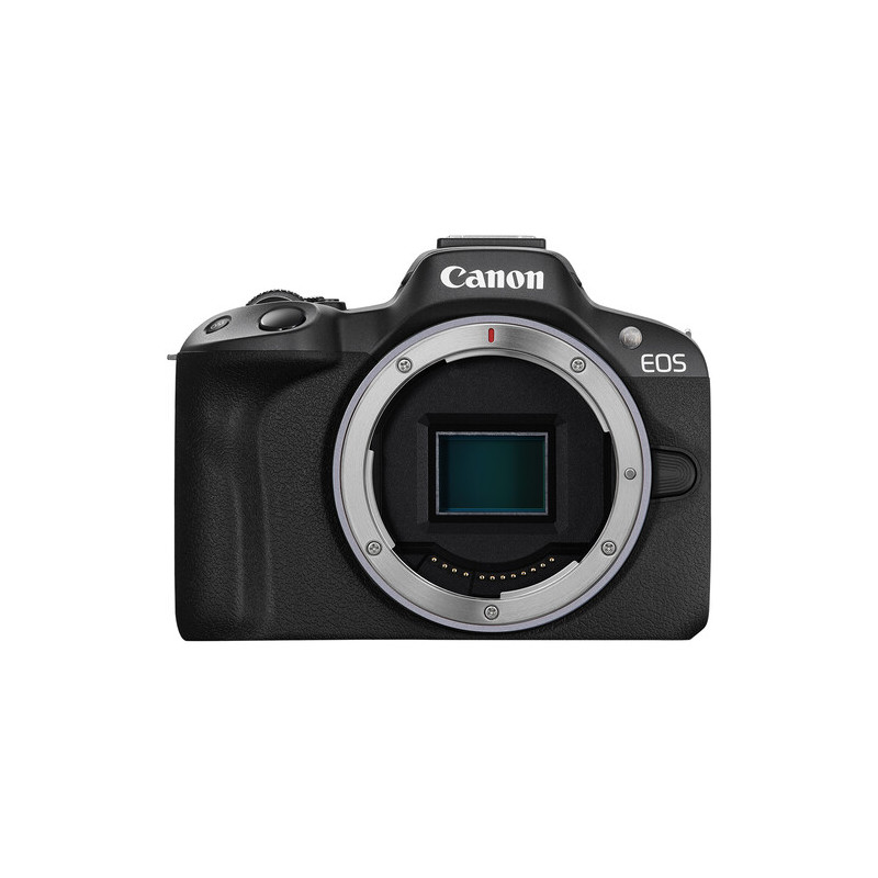canon eos r50 mirrorless camera kit rf s 18–45mm is stm, 24.2mp aps c, digic x, dual pixel cmos af ii, 4k uhd, evf, wi fi bluetooth