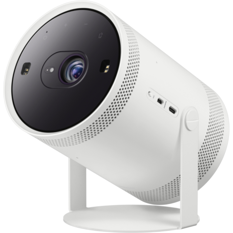 samsung the freestyle smart projector, 100" fhd, led light source, tizen os, 360° audio, new