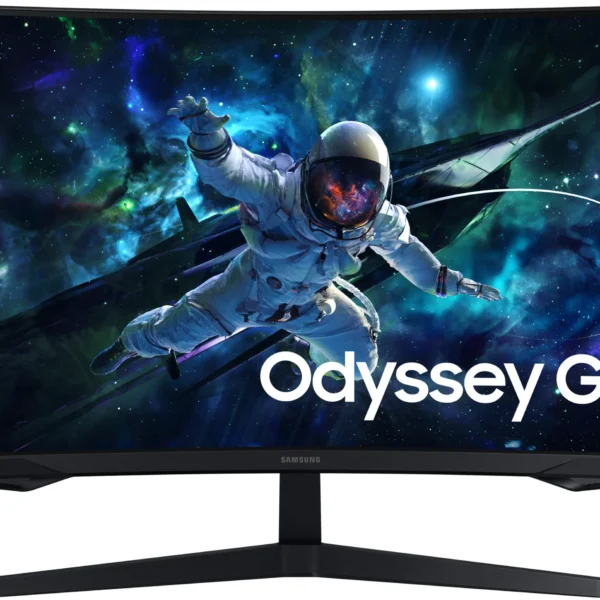 monitor gaming samsung odyssey s32cg554eu g55c 32" 2k, 165hz, 1ms, amd freesync