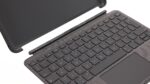 logitech combo touch for ipad (7th, 8th and 9th generation) keyboard case with trackpad, wireless keyboard, smart connector technology graphite
