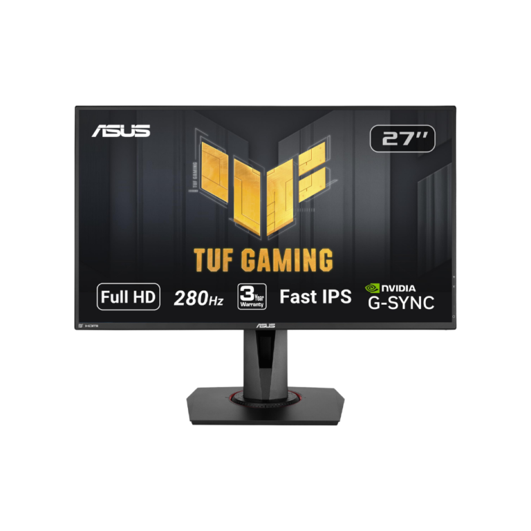 asus tuf vg279qm 27" fhd gaming monitor, 280hz, 1ms, g sync, hdr 400, new