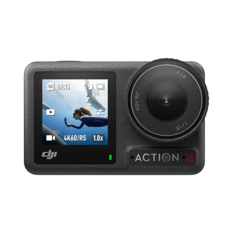 dji osmo action 4 standard combo, kamera 4k/120fps, sensor 1/1.3″, 155° fov, stabilizim rocksteady 3.0, waterproof 18 m