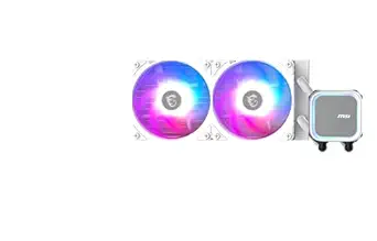 msi mag coreliquid a13 240, 240mm all in one liquid cpu cooler, am4/am5, argb pwm