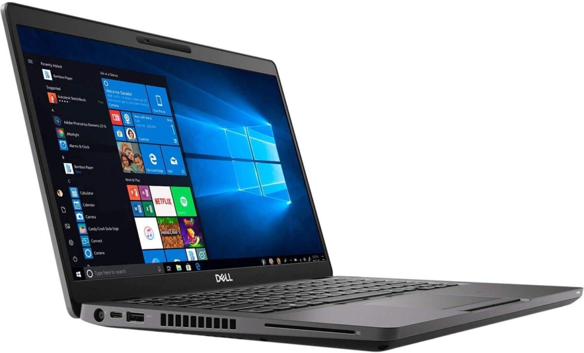 dell latitude 5400 14.1" fhd business laptop, intel i7 gen8, 16gb ram ddr4, 128gb ssd