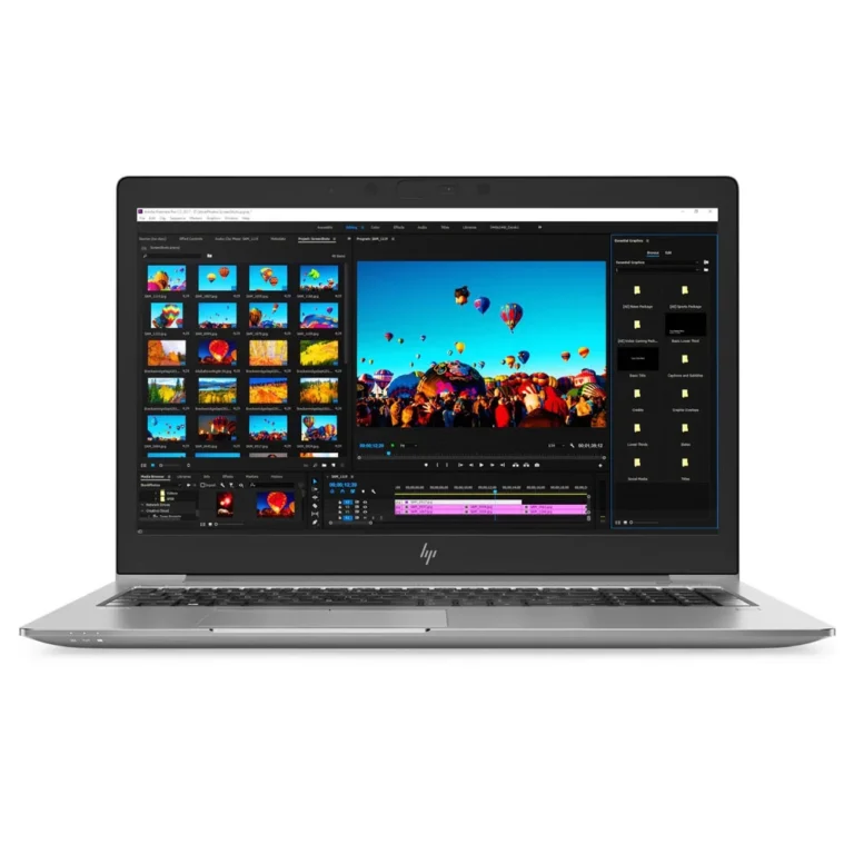 hp zbook 15 g6 15.6" 4k workstation laptop, intel xeon e2286, 32gb ram ddr4, 256gb ssd nvme, nvidia quadro t2000 4gb