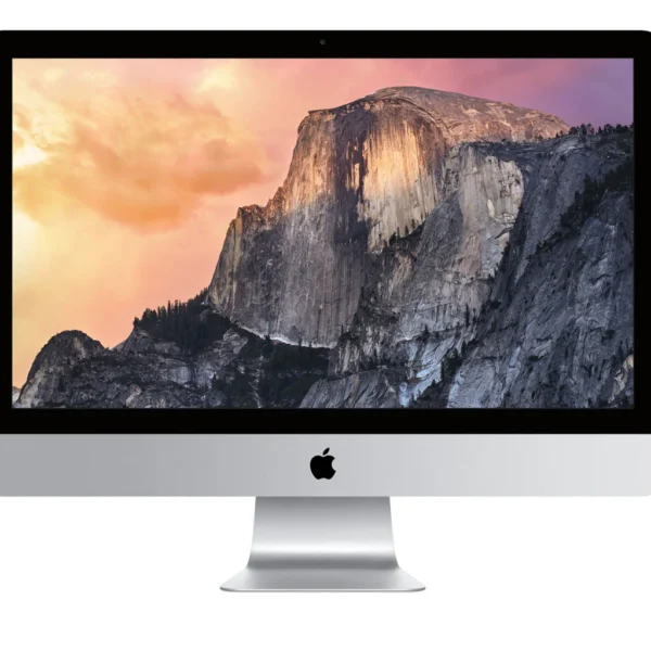 apple imac 27″ retina 5k (5120×2880) 2014, intel i5 4.0ghz, 24gb ram ddr3, 128gb ssd+3tb hdd, amd radeon r9 m295x 4gb (grada b)