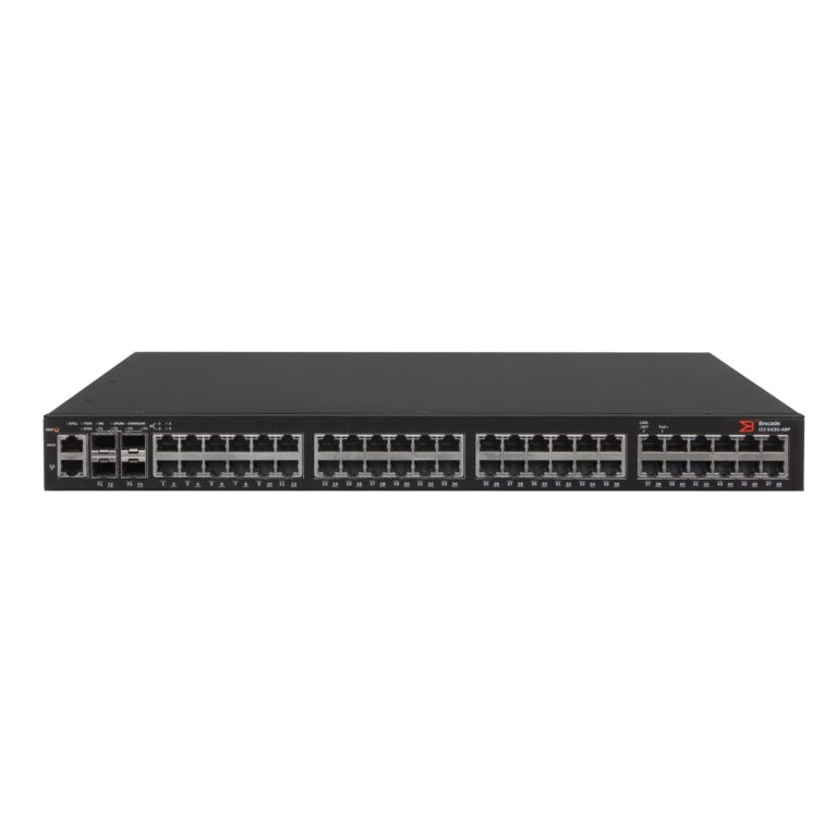 brocade icx 6430 48p switch, 48 poe, layer 3 managed switch