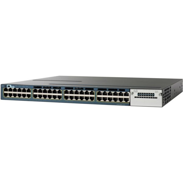 cisco 3560 x switch, 24 porte gigabit ethernet, 4 porte sfp+, layer 3 managed
