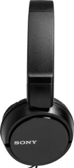 sony mdr zx110ap, over ear wired headphones with mic, 30mm driver, 12hz–22khz