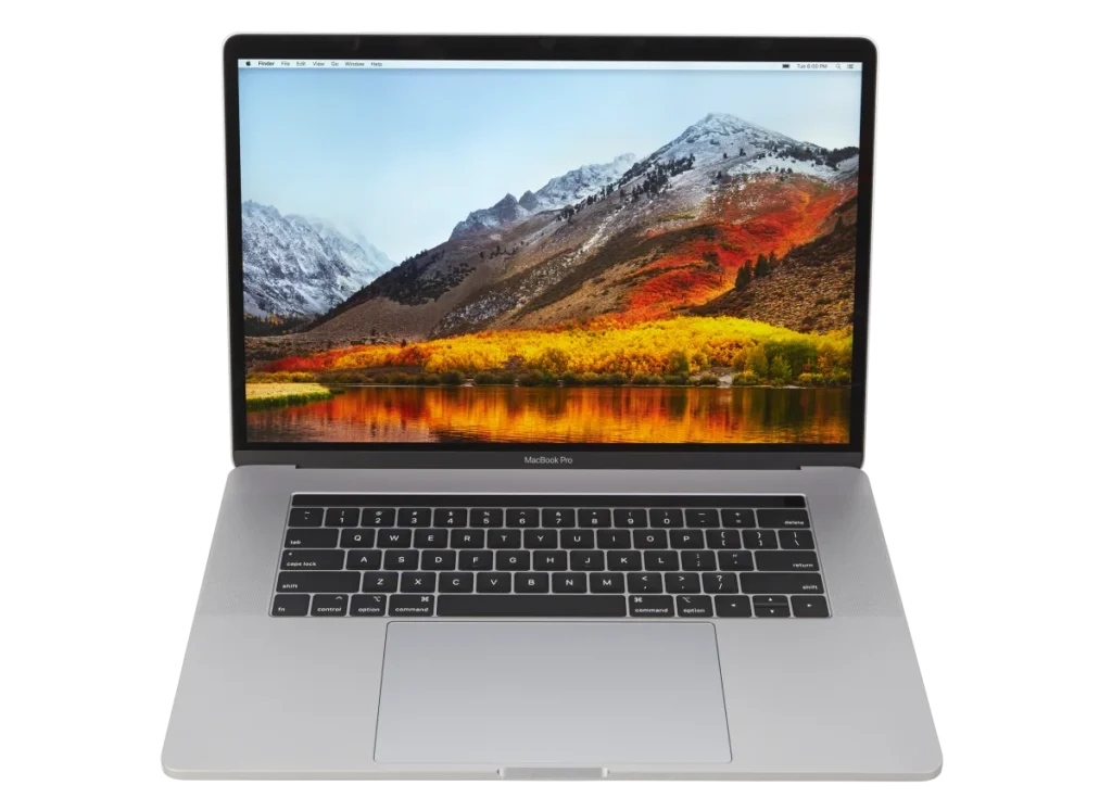 apple macbook pro mid 2018 15.4” retina, intel i9 gen9, 32gb ddr4, 256gb ssd, amd radeon pro 560x 4gb