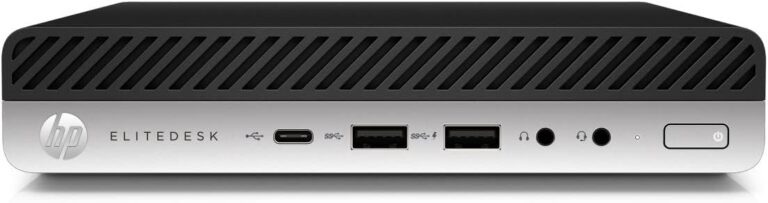 hp elitedesk 800 g3 dm business desktop, intel i5 gen7, 16gb ddr4, 256gb ssd, intel uhd graphics