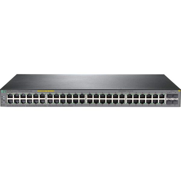 switch hpe 1920 jl386a, 48 porte gigabit ethernet, 4 porte sfp, 2 layer managed