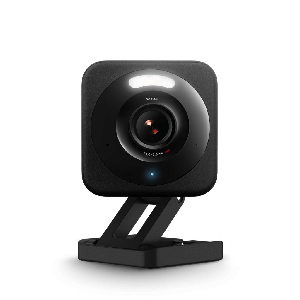 wyze cam v4, 2.5k resolution, color night vision, wireless indoor/outdoor security camera