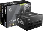 msi mag a850gl pcie5, 850w power supply, atx 3.0, pcie 5.0 ready, 80 plus gold, full modular psu
