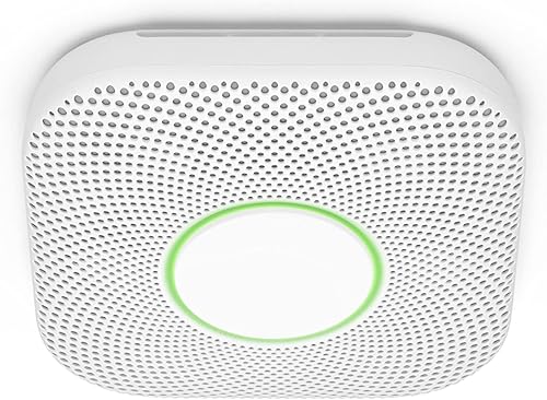 google nest protect smoke carbon monoxide alarm, smart wi‑fi detector with voice & phone alerts