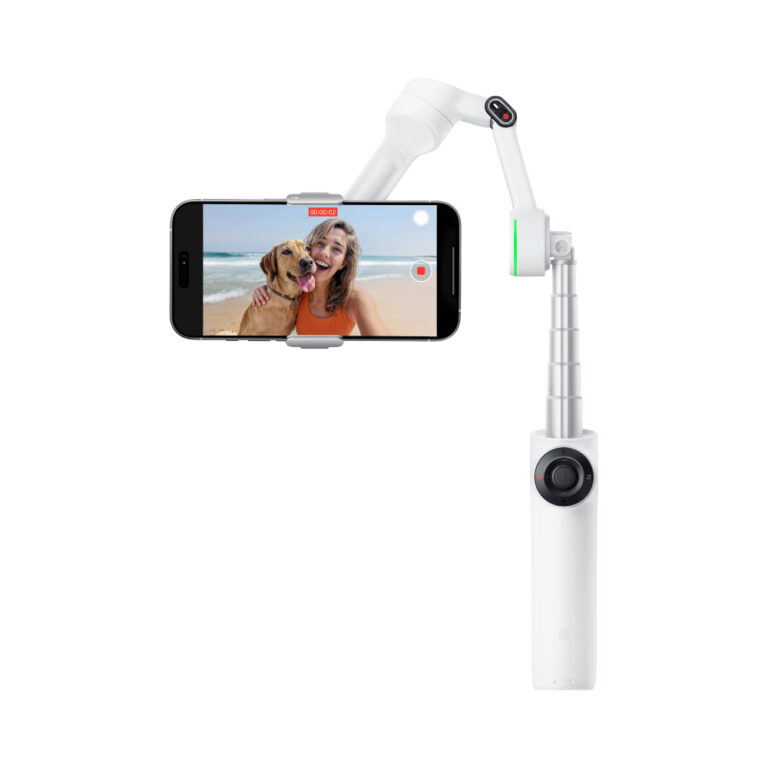 insta360 flow 2 pro – 360° infinite pan tracking, 3 axis stabilization