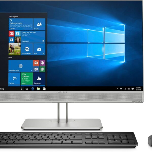 hp eliteone 800 g5 aio 24" fhd, intel i7 gen9, 16gb ddr4, 512gb ssd, intel uhd graphics