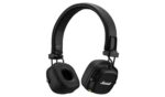 marshall major iv wireless headphones, 80+ hours playtime, wireless charging, foldable design