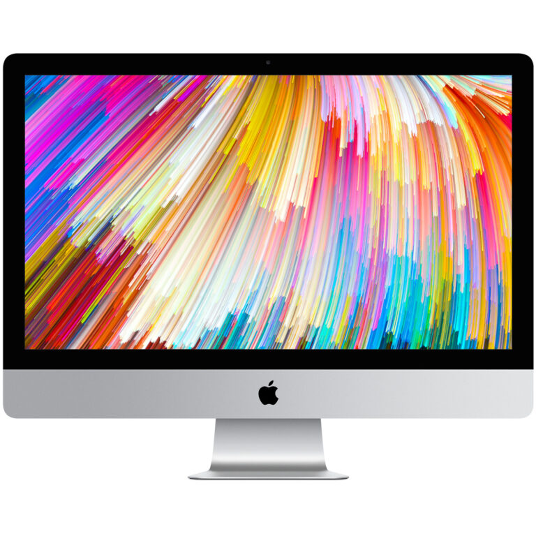 apple imac 2017 27" retina 5k, intel i7 gen7, 32gb ram, 256gb ssd, amd radeon pro 575 4gb