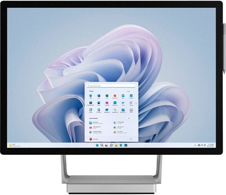 microsoft surface studio aio 28" 4k touchscreen, intel i7, 16gb ram, 512gb ssd nvme, nvidia gtx 965m 2gb