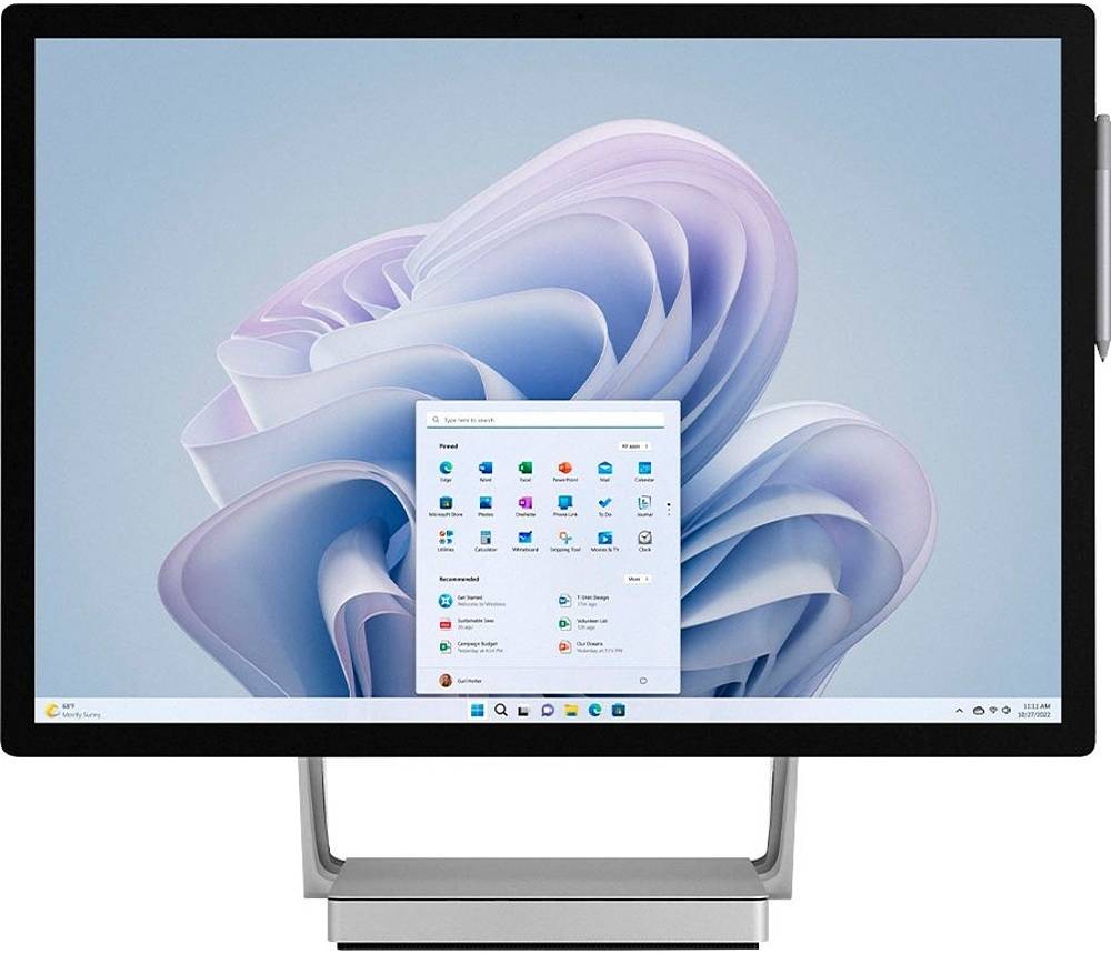 microsoft surface studio aio 28" 4k touchscreen, intel i7, 16gb ram, 512gb ssd nvme, nvidia gtx 965m 2gb
