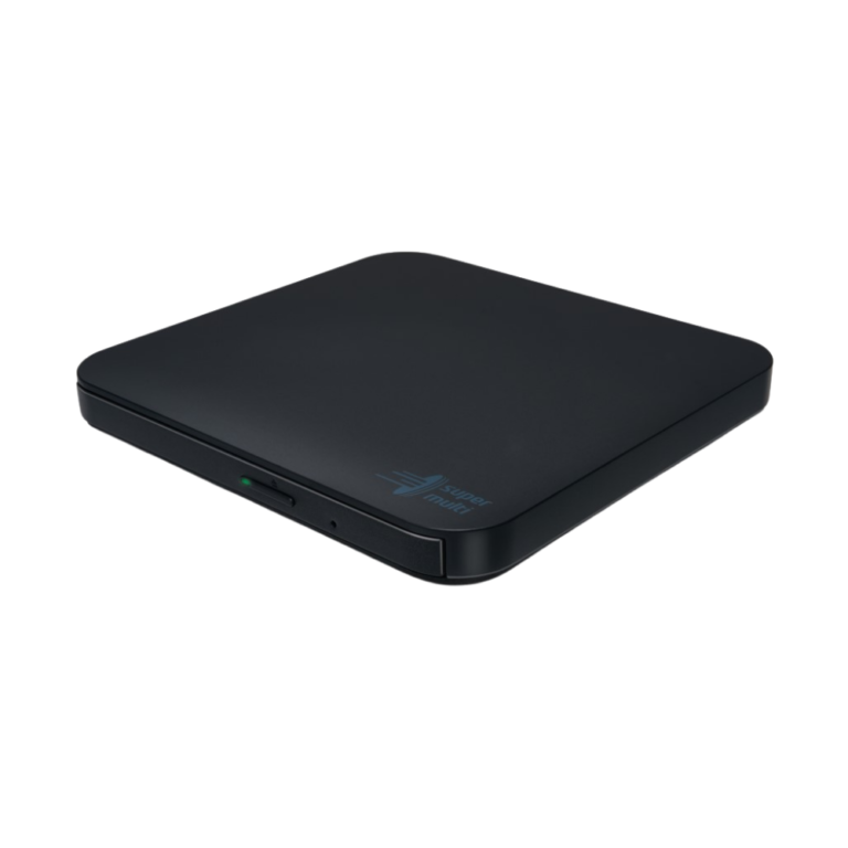 hl data storage slim portable dvd writer, mac & windows compatible, thin & lightweight, dvd/cd read & write