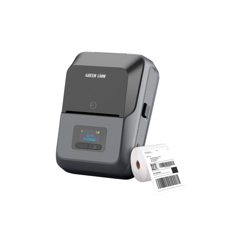 green lion thermal printer, 203 dpi, bluetooth, bulk mobile printing, 15‑50mm label width