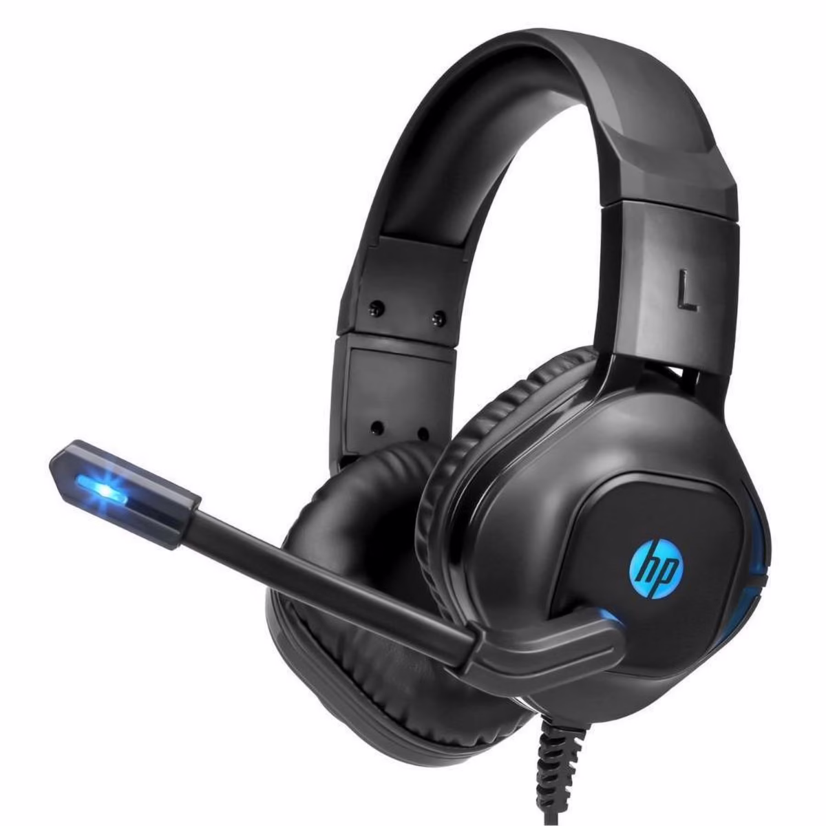 hp dhe 8002 stereo headset, wired 3.5mm, over ear me mikrofon