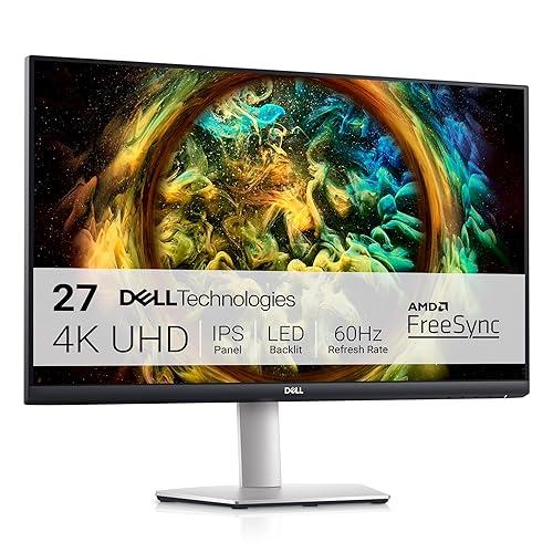 dell s2721qsa 27" 4k uhd ips monitor profesional, 60hz, 5ms, 2x hdmi, displayport, speakers