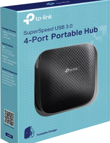 superspeed usb 3.0 4 port portable hub, 4x usb 3.0, 5gbps high speed data transfer, plug & play