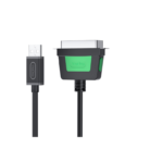 veggieg usb db25 parallel cable, usb a to db25 adapter, 1.5–2m, windows/macos/linux