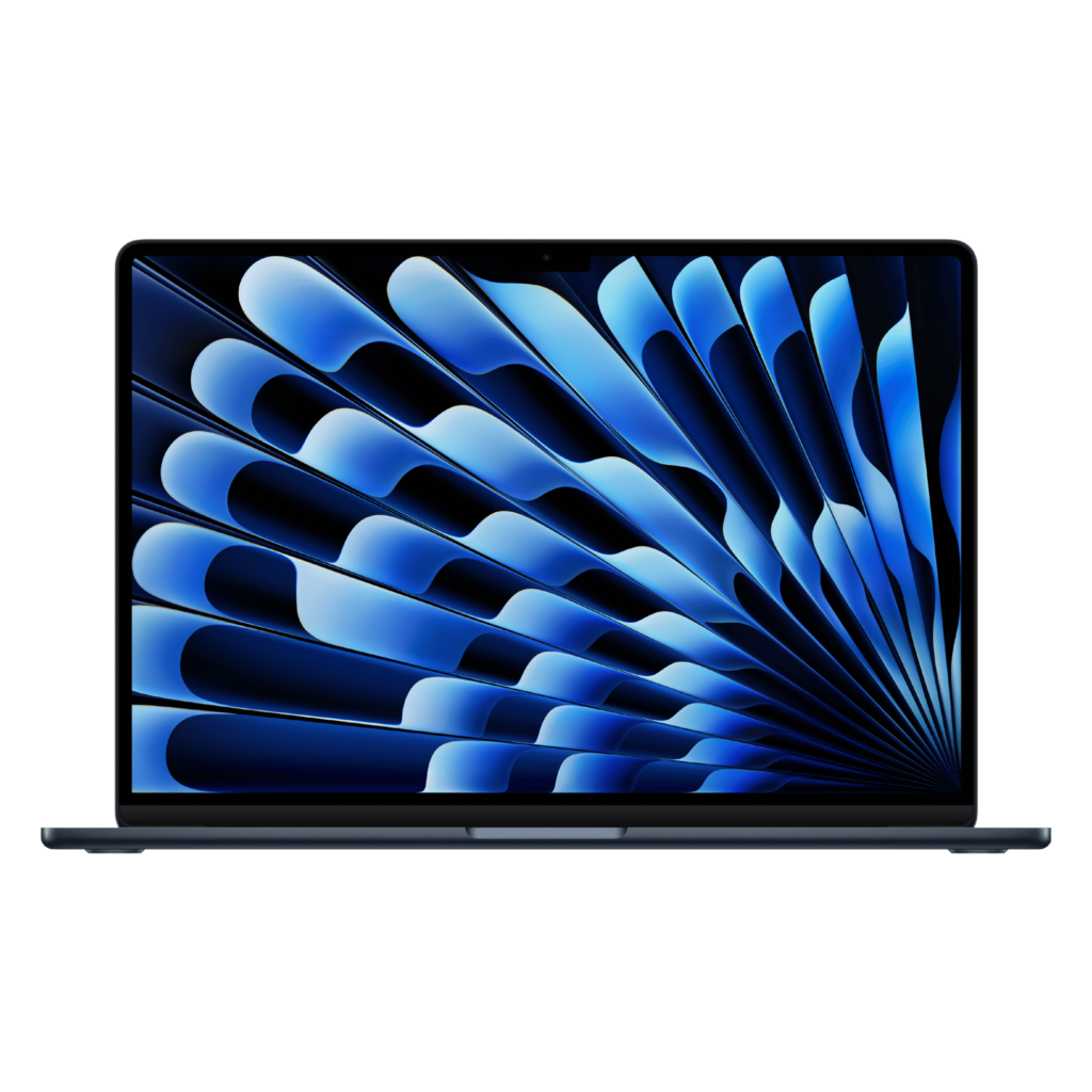 apple macbook air 2025 15″ liquid retina, m4 chip, 24 gb memory, 1 tb storage