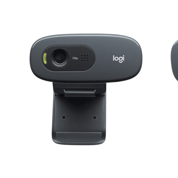 logitech c270 hd webcam 720p me mikrofon të integruar për video thirrje dhe streaming