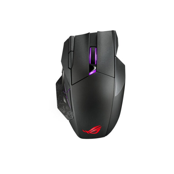republic of gamers (rog) spatha wireless gaming mouse – 8200 dpi, rgb aura sync, programmable buttons