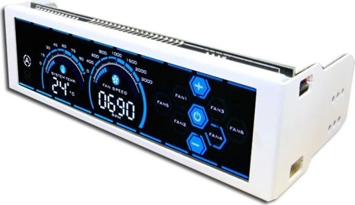 ar fc1w touch screen fan controller, 6 fans support, 6x24w high power control