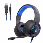 hp dhe 8011 stereo headset, wired 2.1m, over ear me mikrofon
