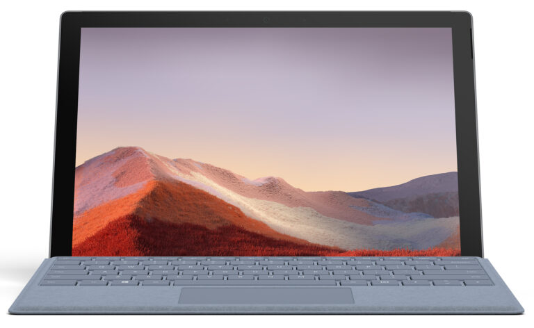 microsoft surface pro 7+ 12.3″ 2k touch, intel i5 gen11, 16gb lpddr4x, 256gb ssd nvme, iris xe graphics, +laps