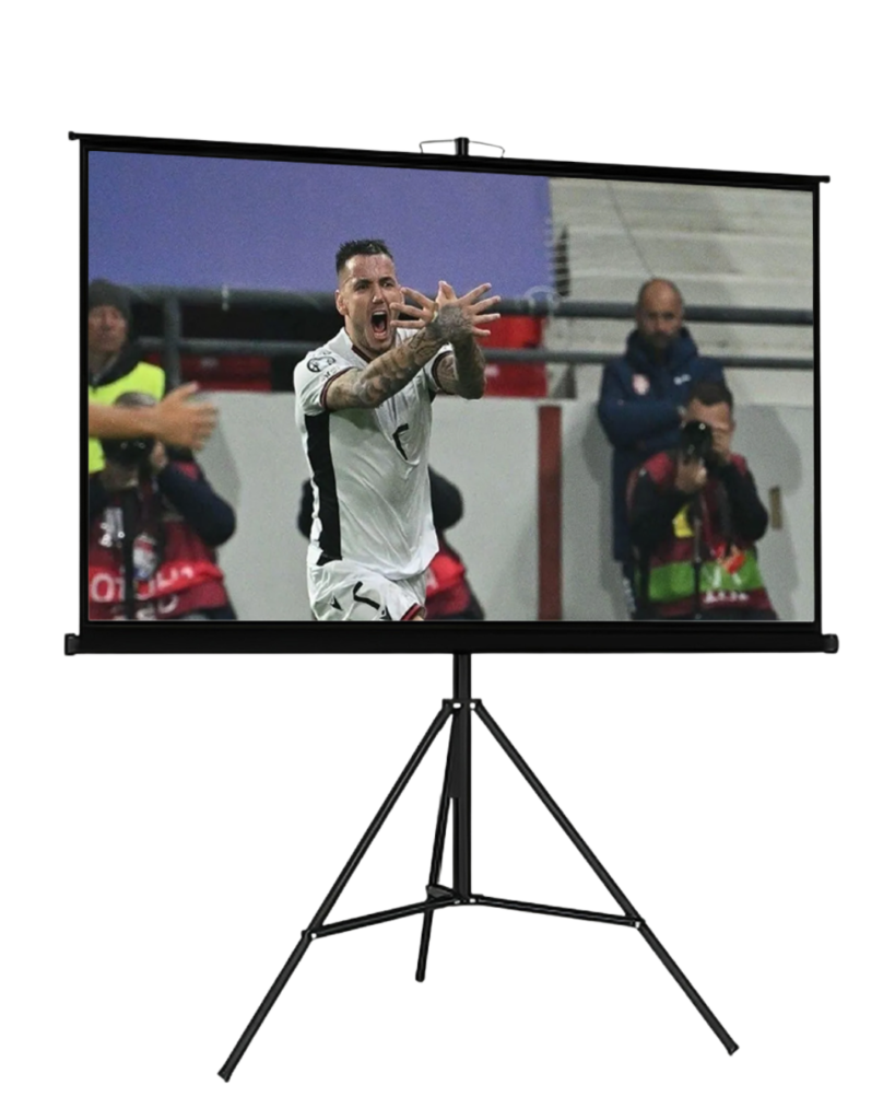 green lion perde për video projektor 160x110cm me tripod