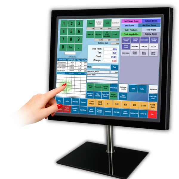 primelco 15" fhd touchscreen monitor, 60hz, hdmi, dp, usb c