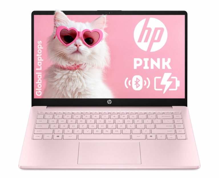 Laptop HP 14-EP2011 me ngjyrë rozë, dizajn të ri dhe performancë të mirë.