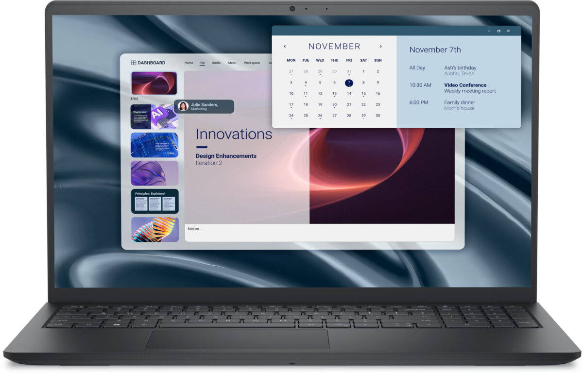dell pro 15 essential pv15255 15.6" fhd 120hz laptop, amd ryzen 5 7520u, 16gb ddr5, 512gb nvme ssd, radeon 610m graphics