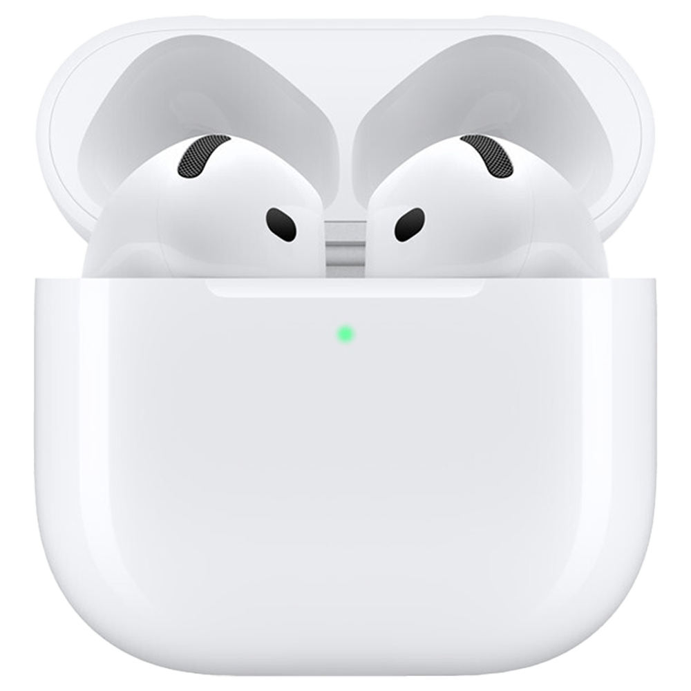 airpods 4 wireless apple earbuds me active noise cancellation, adaptive audio dhe spatial audio