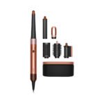 dyson airwrap i.d.™ hs08 amber silk limited edition multi styler & hair dryer – coanda airflow, bluetooth app connectivity, intelligent heat control, i.d. curl™ technology, 6 in 1 professional hair styler
