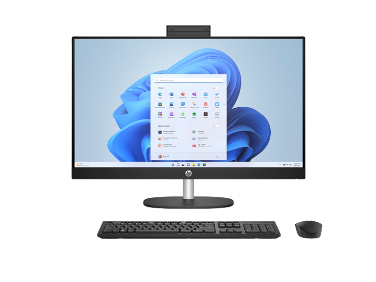 hp 27 cr0023 business aio 27" fhd touchscreen, 12gb ram, 1tb ssd, amd ryzen 7 7730u, windows 11 pro, new