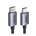 ugreen displayport to hdmi 4k cable, 4k uhd 60hz, dp 1.2 to hdmi 2.0, hdr, audio & video, braided cable