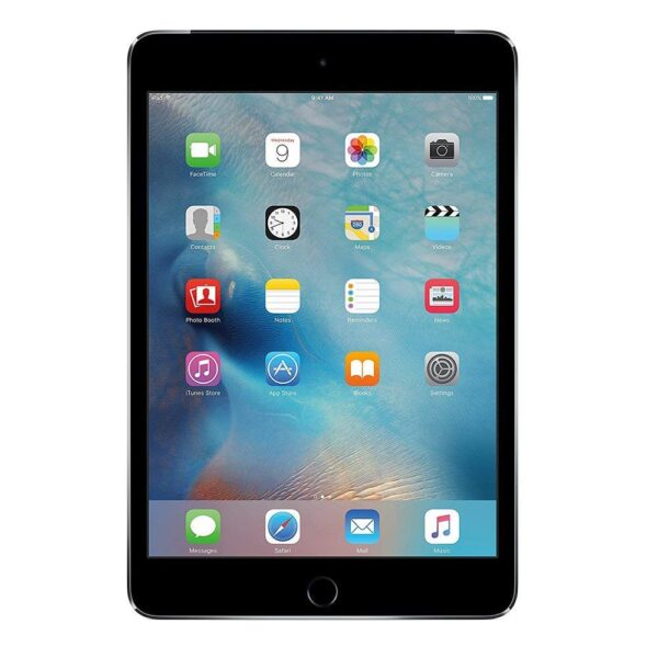 apple ipad mini 4, 7.9” retina display, a8 chip, 2gb ram, 128gb storage, wi fi