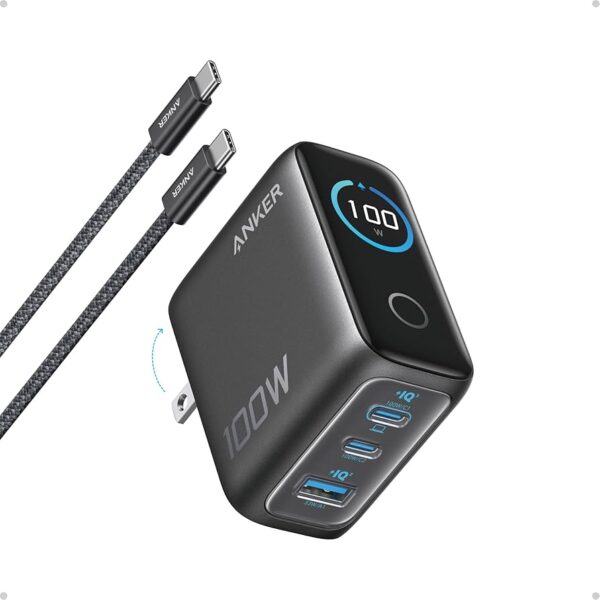 anker nano charger, 100w, usb c, super compact, new