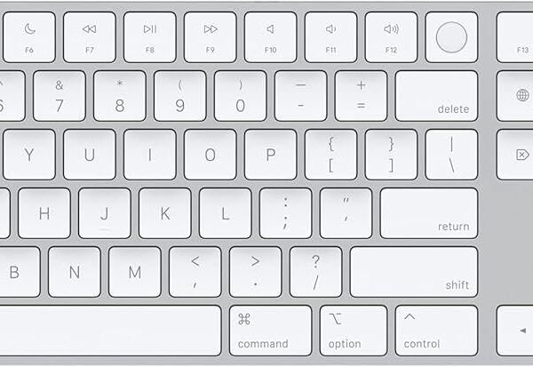 apple imac magic keyboard 2, touch id, wireless numpad, silver, new