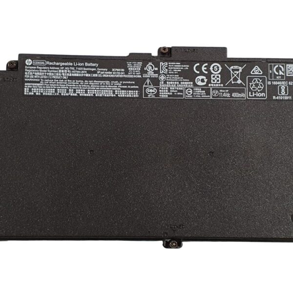 hp cd03xl battery, 48wh, 11.4v, li‑ion 3 cell, për hp probook 640/645/650 g4/g5, origjinal