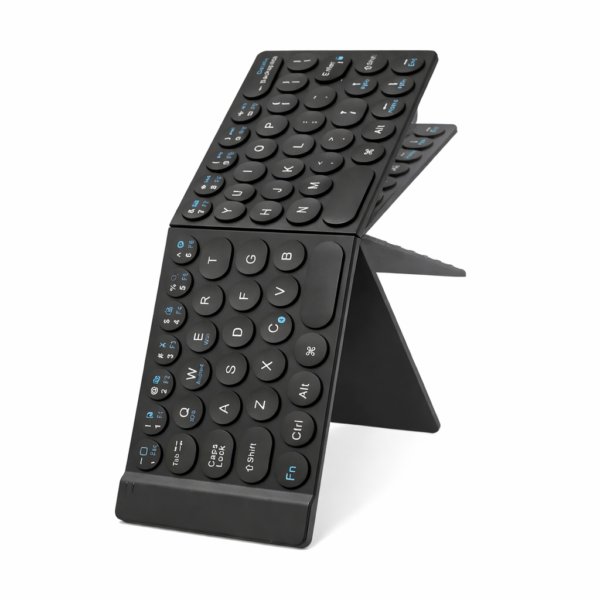 wiwu fmk 01 fold mini keyboard bluetooth 5.0, foldable, rechargeable 120mah, ipad, tablet, laptop & phone, new